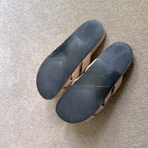 Zara Cream Women's Sandals - Picture 3 of 3